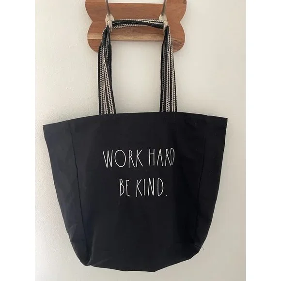 HTF NWT Rae Dunn  Large Tote Bag - Picture 1 of 5